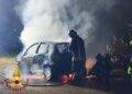 Olbia, nella notte tre auto in fiamme: in azione i Vigili del Fuoco