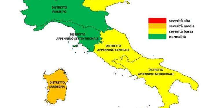 Siccità, ecco la situazione in Italia