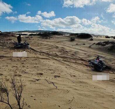 Danneggiano le dune di Piscinas con le moto: turisti tedeschi nei guai