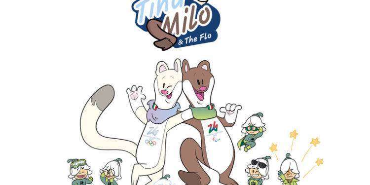 A Sanremo le mascotte di Milano Cortina 2026