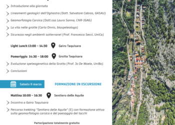 “Il Carsismo dei Tacchi d’Ogliastra”. Corso gratuito della Società Geologica Italiana, per la Specializzazione delle Guide Escursionistiche. Gairo Taquisara, 1 e 9 marzo 2024