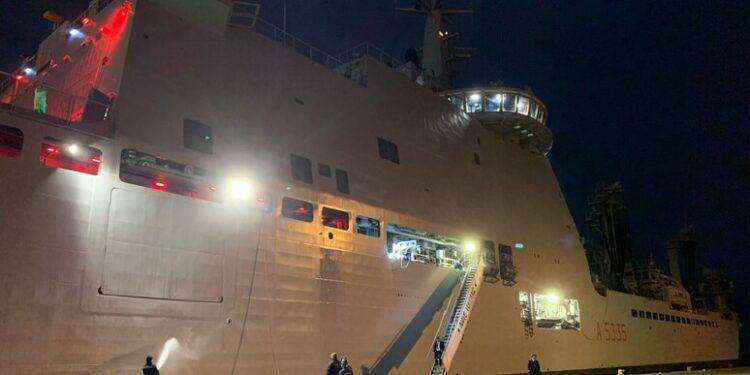 Nave Vulcano con bimbi palestinesi arrivata alla Spezia