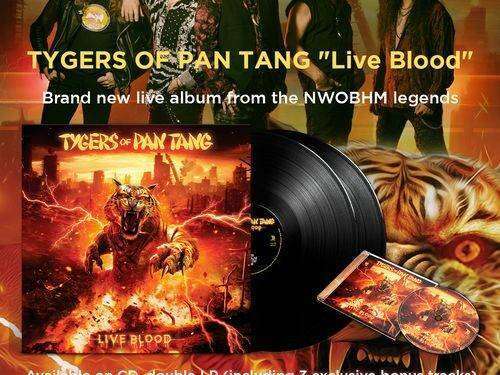 Tygers Of Pan Tang, annunciato il live album ‘Live Blood’