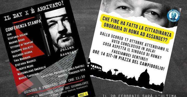 Assange, a Roma presentazione delle iniziative per la libertà d’informazione