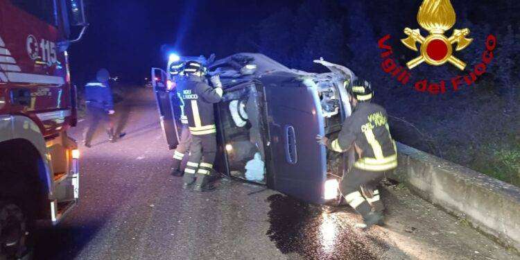 Tergu, scontro tra due auto: un ferito