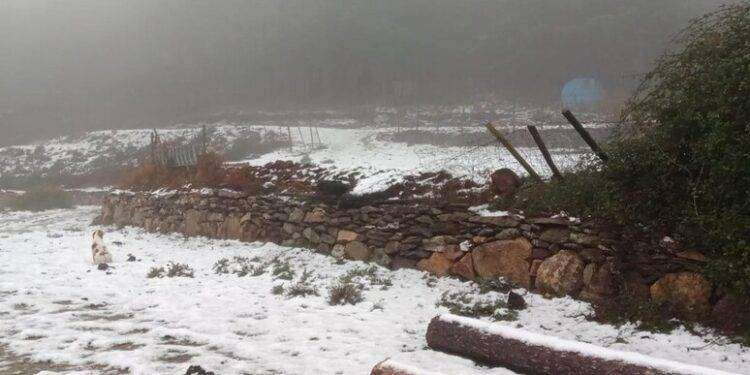Allerta meteo per piogge nel nordovest Sardegna, tornata la neve