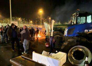 Protesta trattori, seconda notte al porto di Cagliari