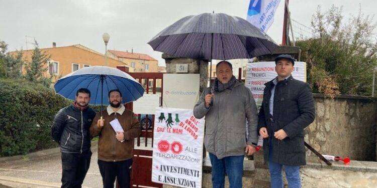 E-distribuzione, sciopero e sit-in di Ugl chimici a Olbia