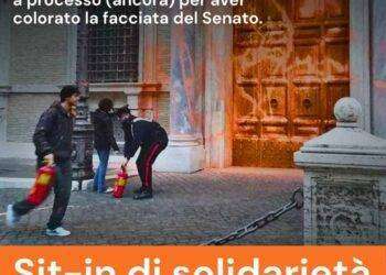 Ultima Generazione, a Roma presidio e processo