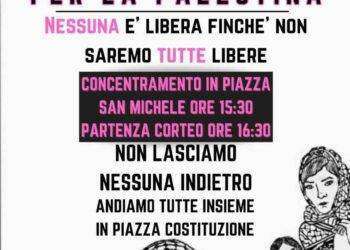 Cagliari, 8 marzo corteo transfemminista per la Palestina