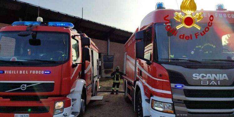 Samassi, a fuoco il tetto fotovoltaico di un’azienda agricola