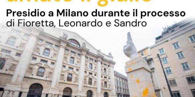 Lunedì 18 marzo, Ultima Generazione in presidio a Milano