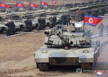 La Corea del Nord ha svelato un nuovo carro armato durante le esercitazioni di addestramento