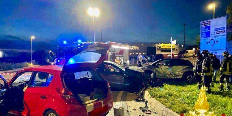 Grave incidente a Olbia: tre auto coinvolte, due feriti