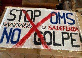 Anche in Sardegna in piazza contro il Golpe Globale dell’O.M.S. – Organizzazione Mondiale della Sanità