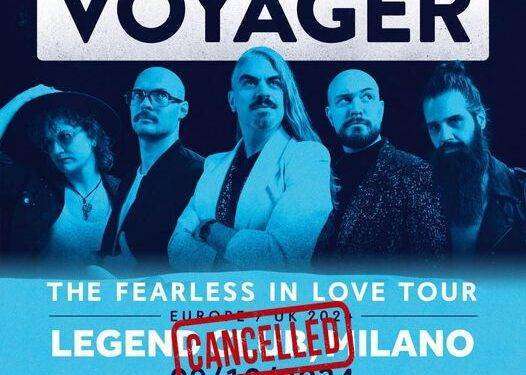 I Voyager cancellano la data di Milano e il tour europeo