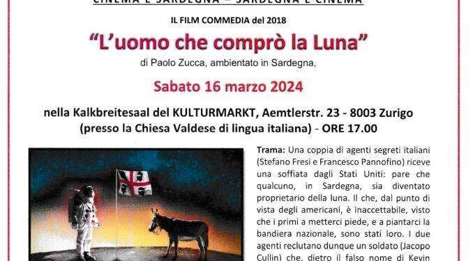 “L’uomo che comprò la luna” sarà proiettato il 16 marzo a Zurigo