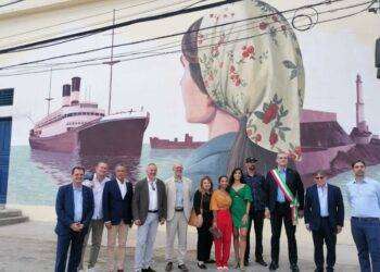 A Santos un murale dedicato ai 150 anni di emigrazione italiana