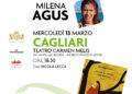 Mercoledì 13 marzo, Milena Agus presenta a Cagliari il suo nuovo romanzo “Notte di vento che passa”