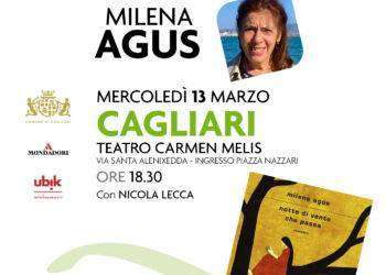 Mercoledì 13 marzo, Milena Agus presenta a Cagliari il suo nuovo romanzo “Notte di vento che passa”