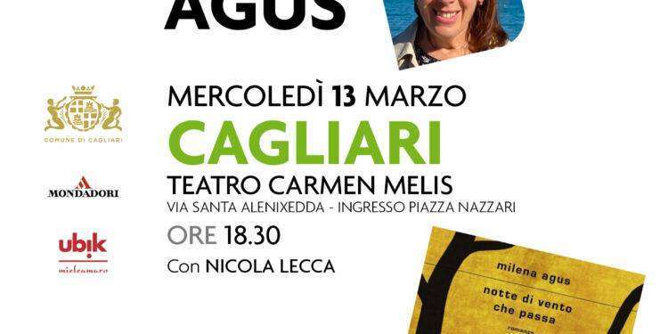 Mercoledì 13 marzo, Milena Agus presenta a Cagliari il suo nuovo romanzo “Notte di vento che passa”