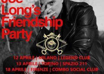 Bobby Joe Long’s Friendship Party: ad aprile in tour in tutta Italia