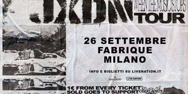 JXDN in concerto in Italia a settembre 2024