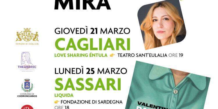 Valentina Mira a Cagliari il 21 marzo per Éntula e a Sassari il 25 per Liquida presenterà il libro “Dalla stessa parte mi troverai”
