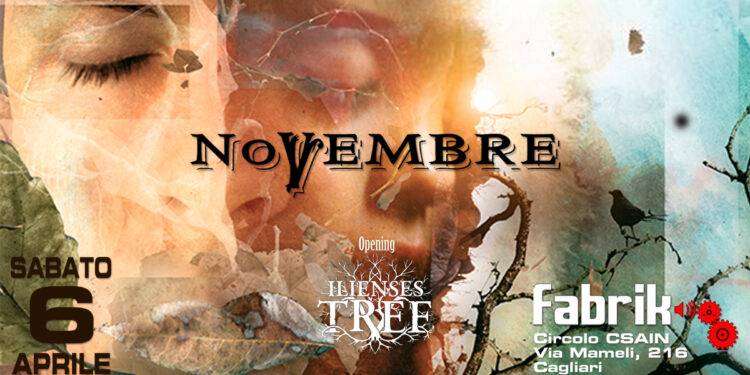 I Novembre in concerto a Cagliari, appuntamento il 6 aprile al Fabrik