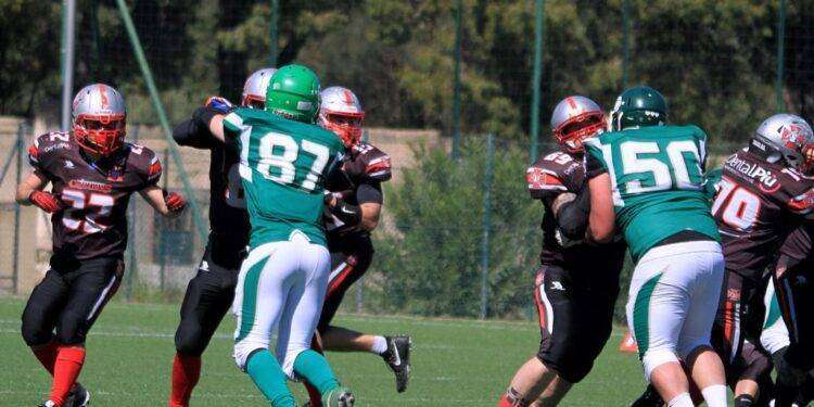 Ancora sei giorni e poi si comincia col campionato nazionale a 9 giocatori di Football Americano