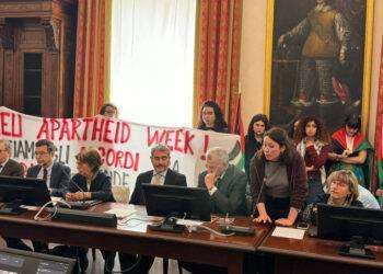 Studenti pro Palestina interrompono Senato accademico a Torino