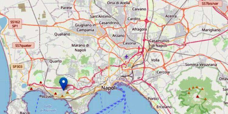 Forte scossa di terremoto ai Campi Flegrei, sentita anche a Napoli