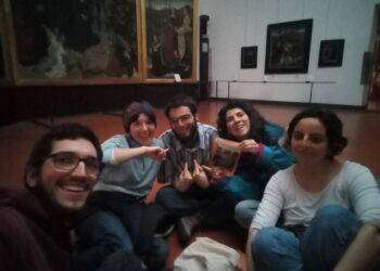 Blitz di Ultima generazione agli Uffizi di Firenze