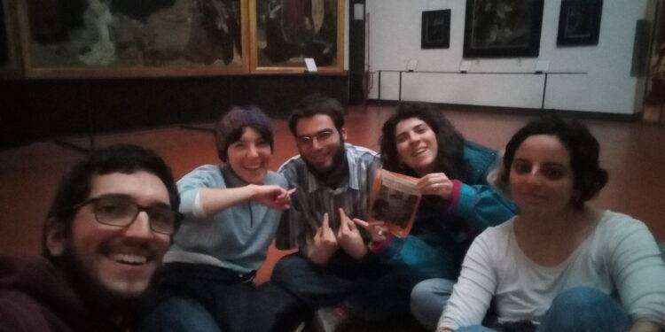 Blitz di Ultima generazione agli Uffizi di Firenze