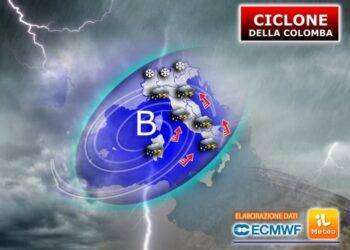 Meteo: Ciclone della Colomba per la Settimana Santa, almeno 3 giorni di Forte Maltempo