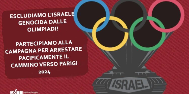 “Escludiamo Israele dalle Olimpiadi”, parte la mobilitazione