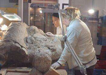 Il restauro dei Giganti di Mont’e Prama in presa diretta