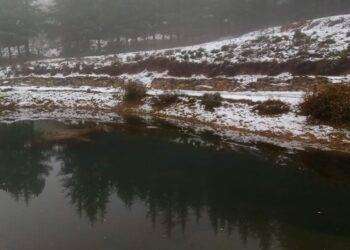 Primavera con la neve sopra i 1300 metri in Sardegna