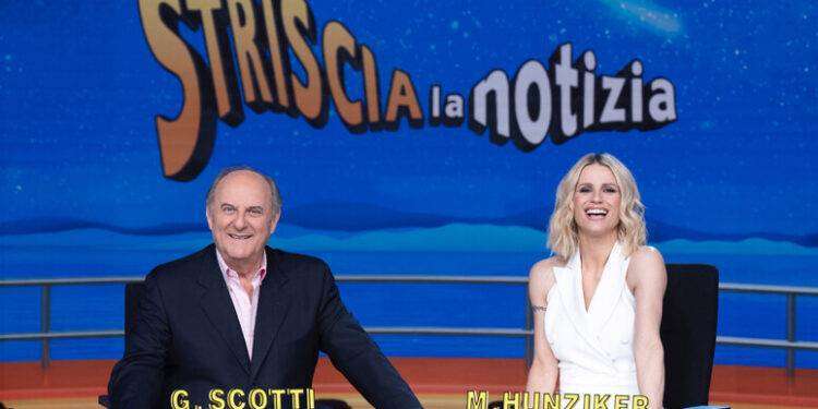Michelle Hunziker torna al timone di Striscia con Gerry Scotti