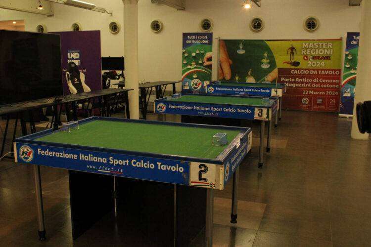 Genova: William Dotto (Veneto) vince il Master Regioni Esplace 2024 di Calcio da Tavolo