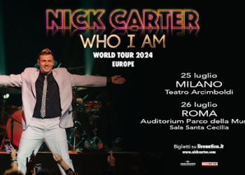 Nick Carter in Italia per due concerti senza i Backstreet Boys