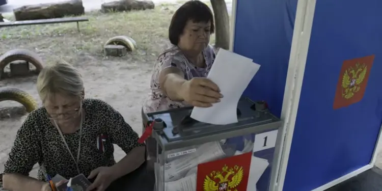 Mosca, ‘percentuali altissime di votanti nelle regioni liberate dai russi’