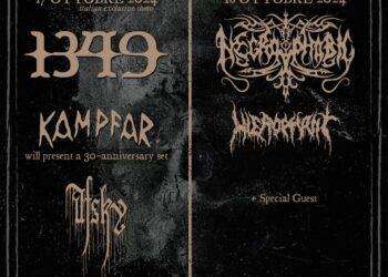 1349, in tour insieme ai Kampfar per il ‘1349 & Kampfar – 2024 EU Co-Headline Tour’: una data a Milano