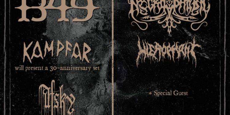 1349, in tour insieme ai Kampfar per il ‘1349 & Kampfar – 2024 EU Co-Headline Tour’: una data a Milano