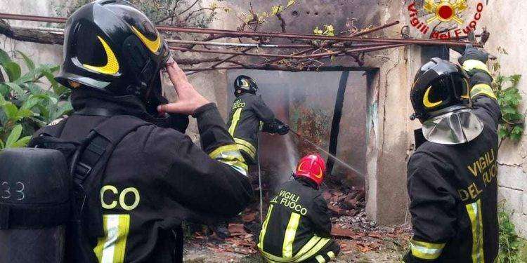 Villaputzu, incendio in abitazione: un ferito