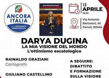 Roma, presentazione del libro “la visione del mondo” di Darya Dugina
