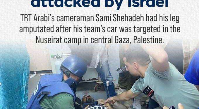 Gaza, regime sanguinario israeliano attacca i giornalisti