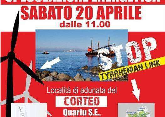 No speculazione energetica in Sardegna, il 20 aprile corteo a Quartu