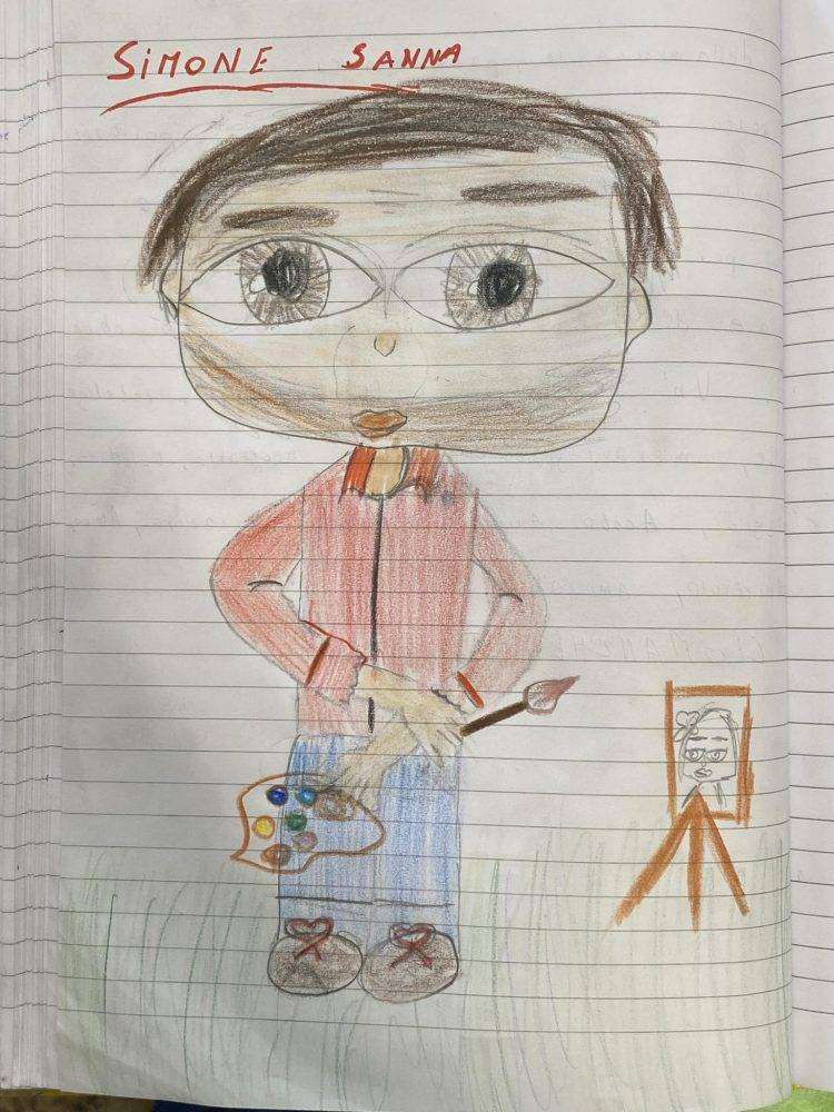 I bambini del progetto educativo didattico Pipios Alluttos e Pipias Alluttas di Iglesias ricordano Simone Sanna