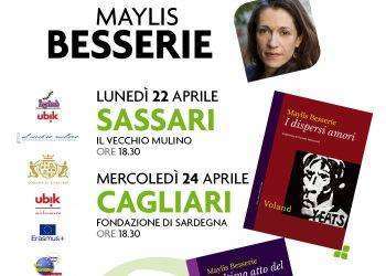 La scrittrice francese Maylis Besserie sarà a Sassari il 22 aprile e a Cagliari il 24 con Éntula